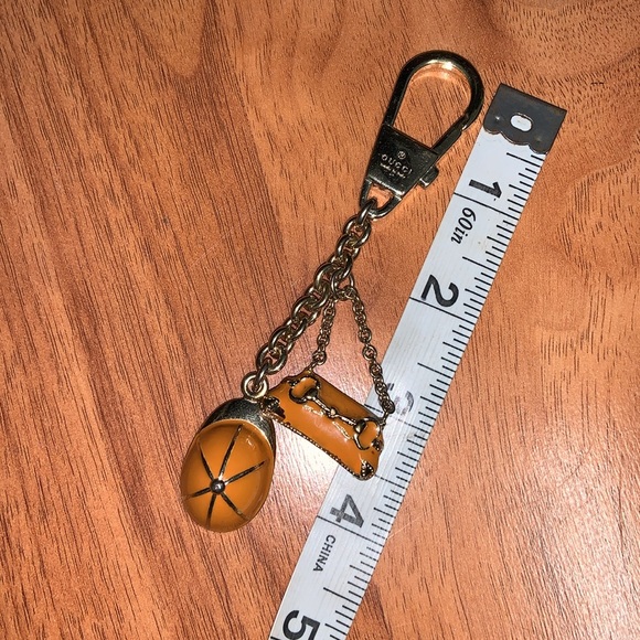 Authentic Gucci Horsebit Bag and Hat Charm Key Chain - Picture 5 of 9
